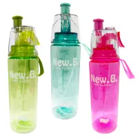 TERMO PLASTICO COLORES CON ATOMIZADOR 600ML