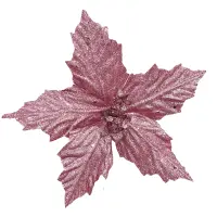 FLOR NAVIDEÑA PALO ROSA 20CM (BJX80)