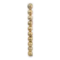 BOLA NAVIDEÑA DORADA 6CM X10