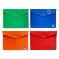 CARPETA PLASTICA OFICIO COLORES (PQTX12)