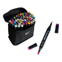 SET DE MARCADORES DOBLE PUNTA X60 COLORES