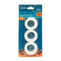 CINTA DOBLE FAZ BLANCA 18MM*1M X3