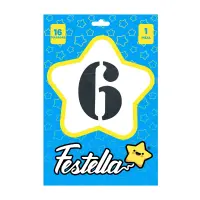 GLOBO NEGRO 16" #6 (PQTX25)