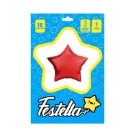 GLOBO ESTRELLA ROJA 18" (PQTX25)