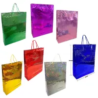 BOLSA REGALO HOLOGRAMA 38*29*9CM (PQTX12)