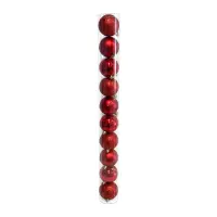 BOLA NAVIDEÑA ROJA 6CM X10