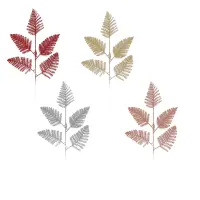 PIN HOJAS NAVIDEÑAS 41CM (PQTX10XCOL)