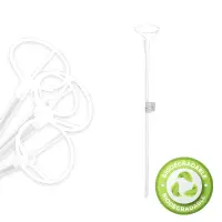 PALO DE GLOBO 70CM TRANSPARENTE BIODEGRADABLE (PQTX50)