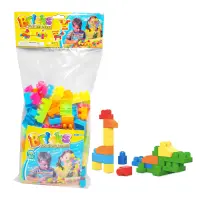 MINI BLOQUES DIDACTIVOS ARMABLES EN BOLSA X80PCS