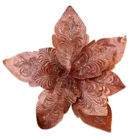 FLOR NAVIDEÑA PALO DE ROSA 45CM (BJX40)